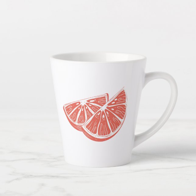 Orange Latte Mug (Right)