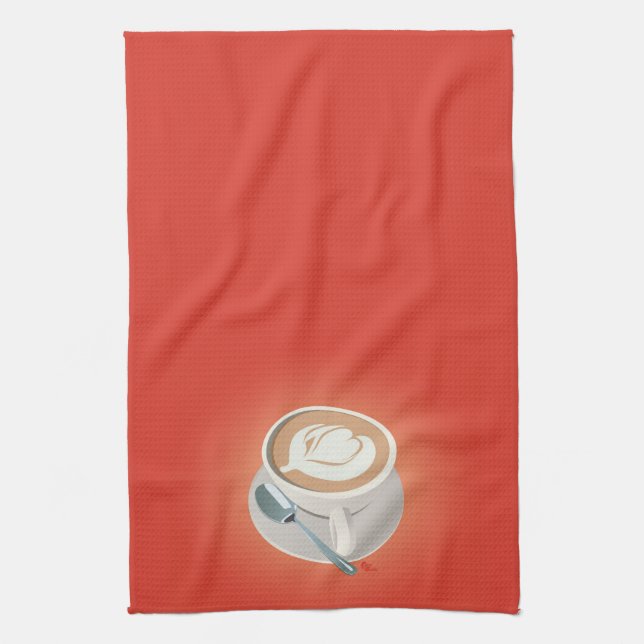 Orange Latte Towel (Vertical)