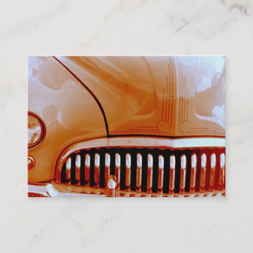 Customizable Orange Lead Sled Business Card