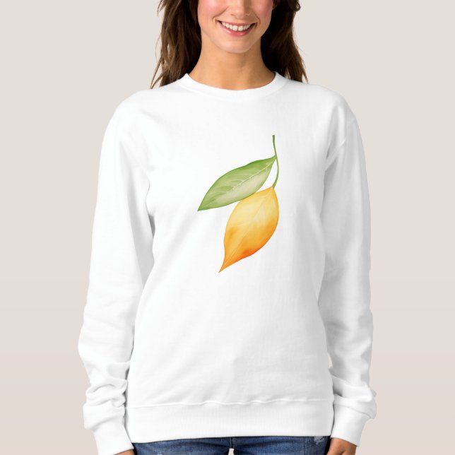Orange Leaf Sweatshirt (Front)