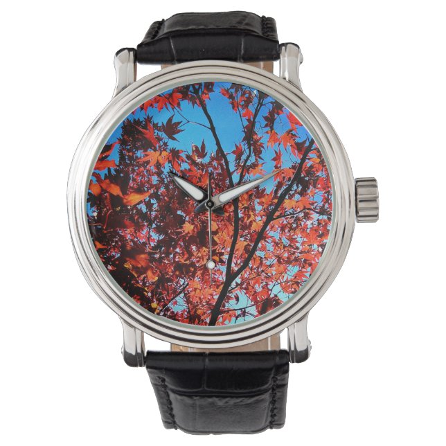 Orange leaves watch (Front)