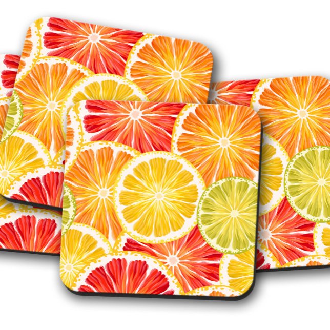 Orange-Lemon Fruit Coaster | Fruit Coaster Set (Creator Uploaded)