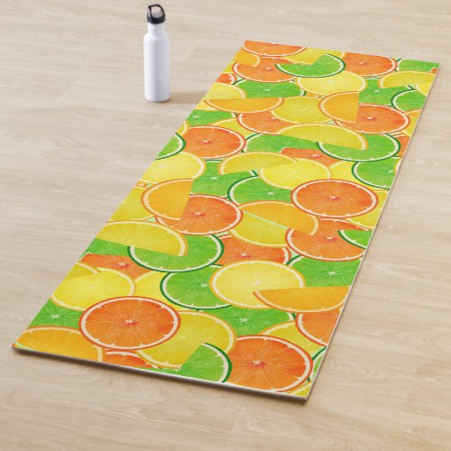 Orange Lemon Lime Yoga Mat