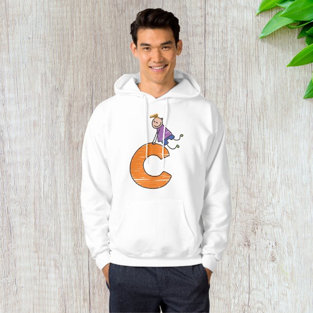 Orange Letter C Hoodie (Creator Uploaded)