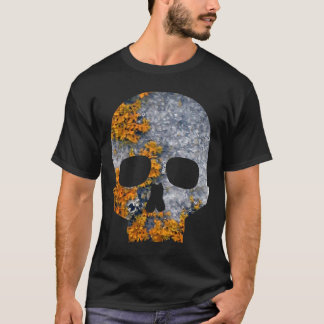 orange lichen granite skull T-Shirt