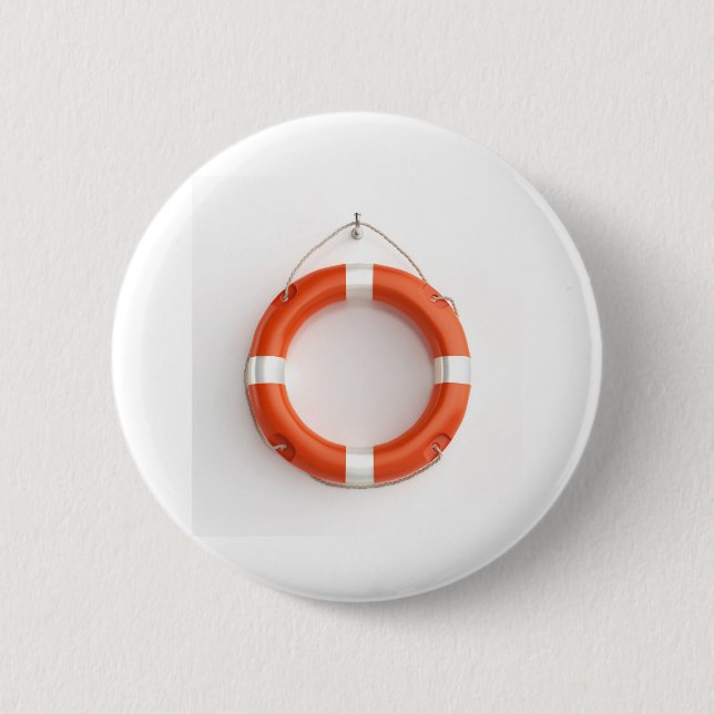 Orange lifebuoy ring button (Front)