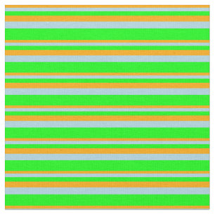 Orange, Light Blue, and Lime Colored Pattern Fabric