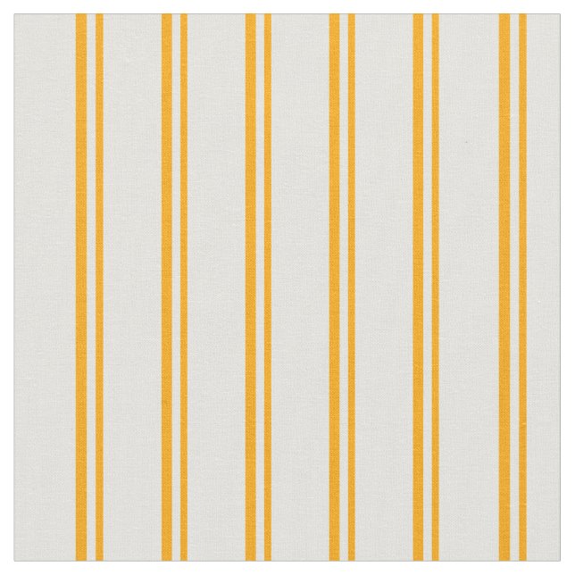 Orange & Light Cyan Striped/Lined Pattern Fabric (Close Up)