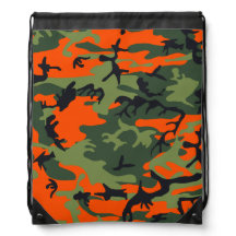 Orange, Light Green, Dark Green, Black Camouflage