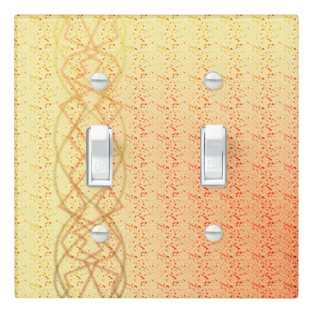 Orange Light Switch Cover (In Situ)