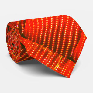 Orange Lights Halloween  Las Vegas Marque Necktie