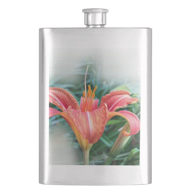 orange lily flask (Front)