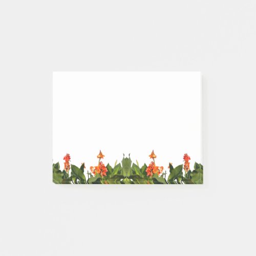 Orange Lily Flowers In A Garden Post_it Notes
