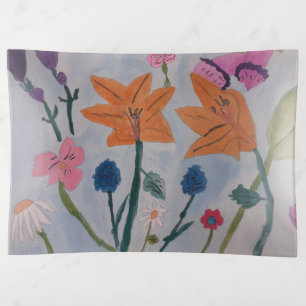 Orange Lily Trinket Tray