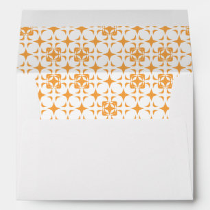 Orange Lined Envelope