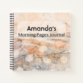 Orange Lined Morning Pages Journal