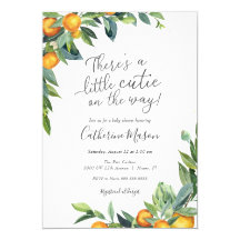 little cutie baby shower invitations