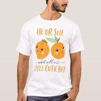 Little Cutie Family T-shirts for Baby Shower or Birthday Party Clementine  Oranges, Cuties Birthday Girl, Little Cutie on the Way 
