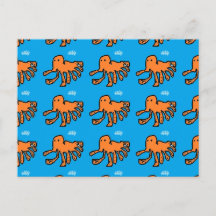 Orange little Octopuses By Master C..M.F.B