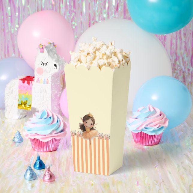 Orange Little Princess Ball Favor Box (Party)