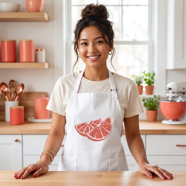 Orange Long Apron (Creator Uploaded)