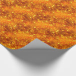 Orange Love Heart Shape Wrapping Paper Orange Love Heart Shape Wrapping Paper