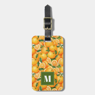 Orange Luggage Tag