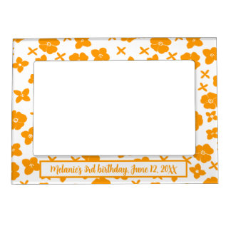 Orange Magnetic Picture Frame