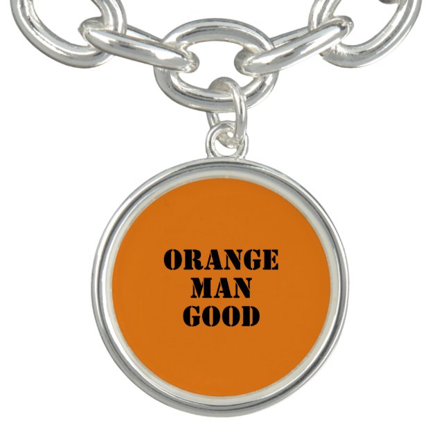 Orange Man Good 45th President Donald Trump Bracelet (Design)