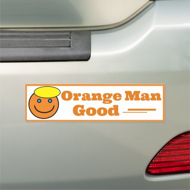 Orange Man GOOD Car Magnet (In Situ)