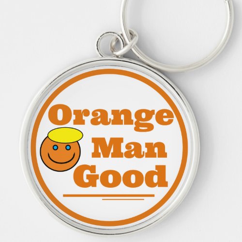 Orange Man GOOD    Keychain