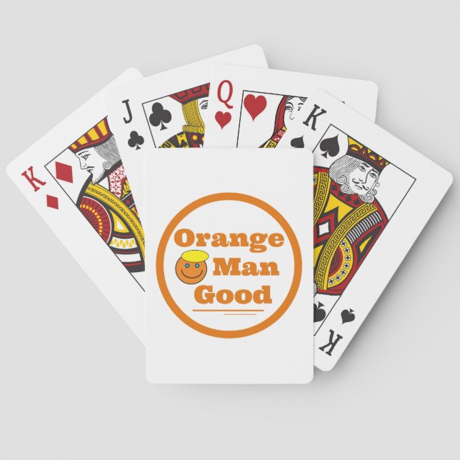 Orange Man GOOD      Poker Cards (Back)