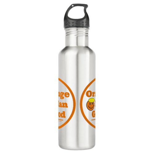 Orange Man GOOD      Stainless Steel Water Bottle