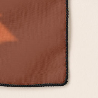 Orange Maple Leaf Autumn Seamless Pattern Scarf