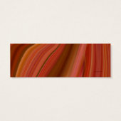 orange marble bookmark (Back)