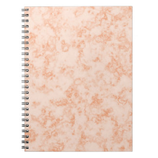 Orange Marble Notebook