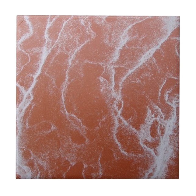 Orange marble pattern tile (Front)
