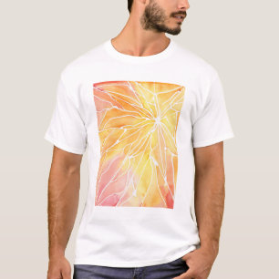 Orange Marble  Shirt