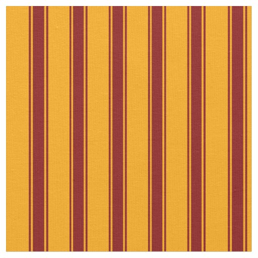 Orange & Maroon Lines Pattern Fabric