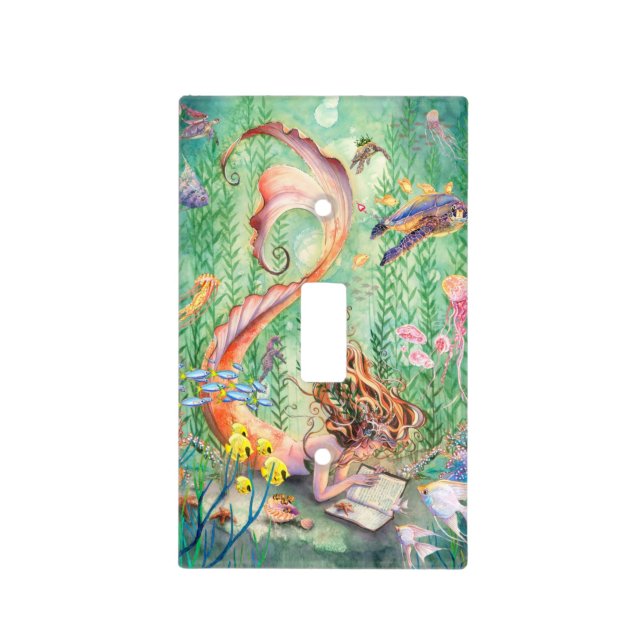 Orange Mermaid Light Cover (Front)
