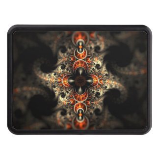Orange & Metal Hitch Cover