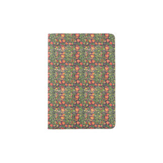 Orange Mini Rose Passport Holder
