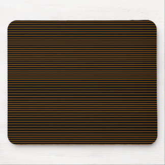 Orange minimal lines mouse pad