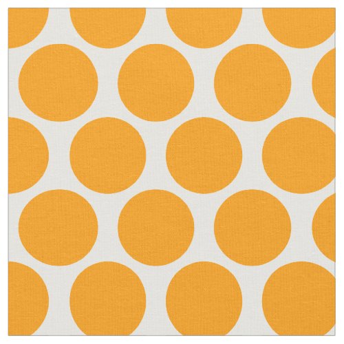 Orange Mod Dots Fabric