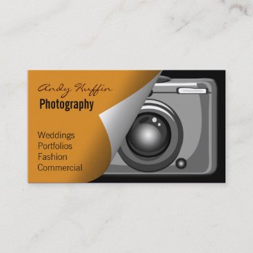 orange Mod Photoraphy, camera Business Card