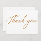 Orange Modern Business Package Thank You Card | Zazzle