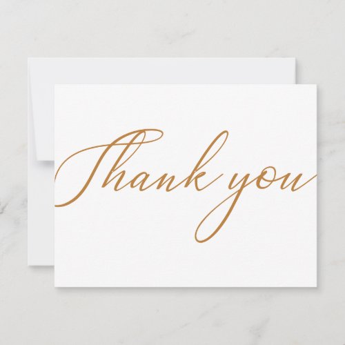 Orange Modern Business Package Thank You Card
