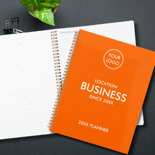 Orange Modern Custom Business Planner