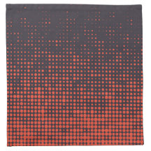 Orange, modern, urban halftone dots pattern design