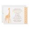 Orange Mom and Baby Giraffe Baby Shower